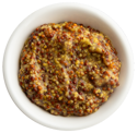 A robust, textured mustard made from whole brown mustard seeds.